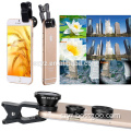 YZTEK Mobile Camera Extra Lens 3 in 1 Set 198 Degree Fisheye Lens Wide Angle And Micro Lens Kit